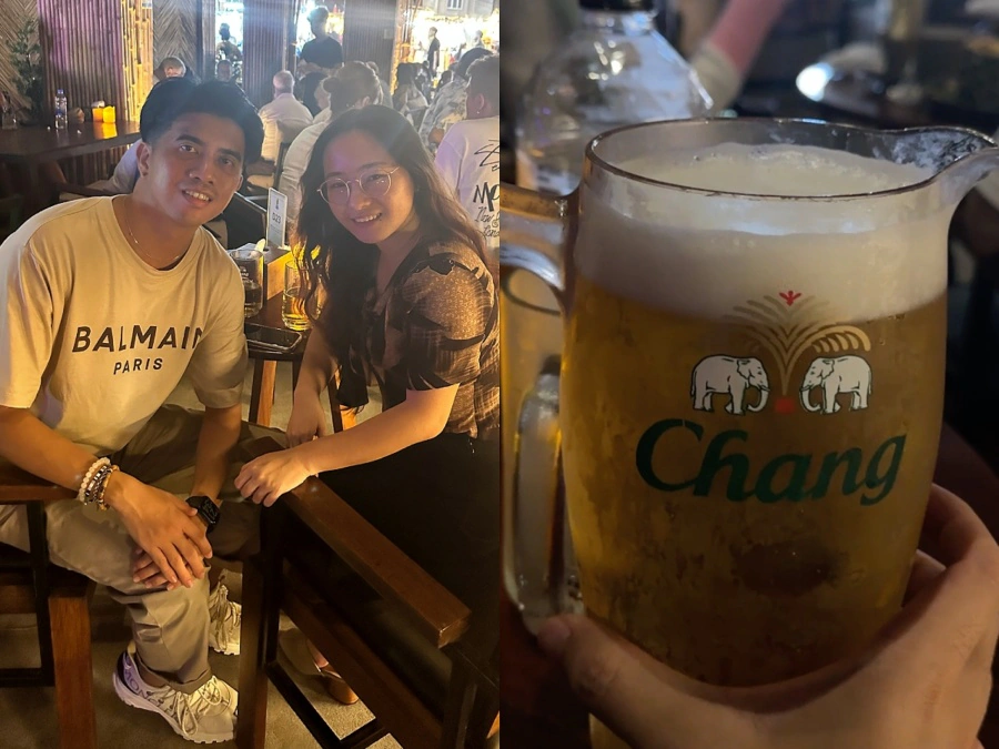 Khao San Road Chang Beer Bangkok Thailand