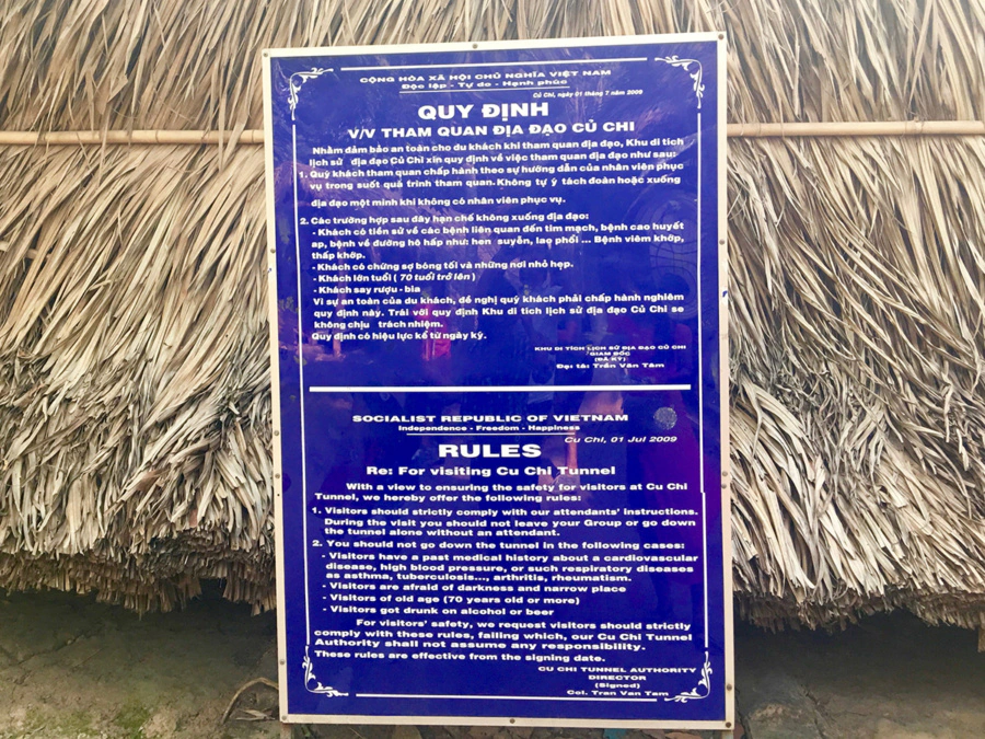 Củ Chi tunnels tour