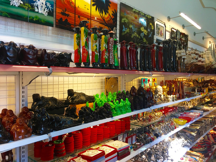 Souvenirs at Saigon Central Post Office