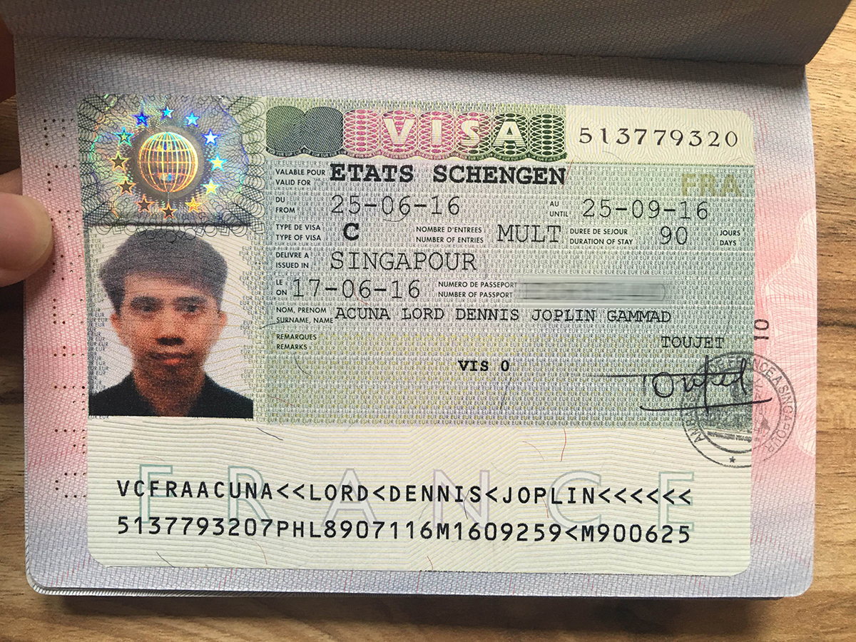 to Filipinos How ... a Schengen apply Singapore in for Visa for