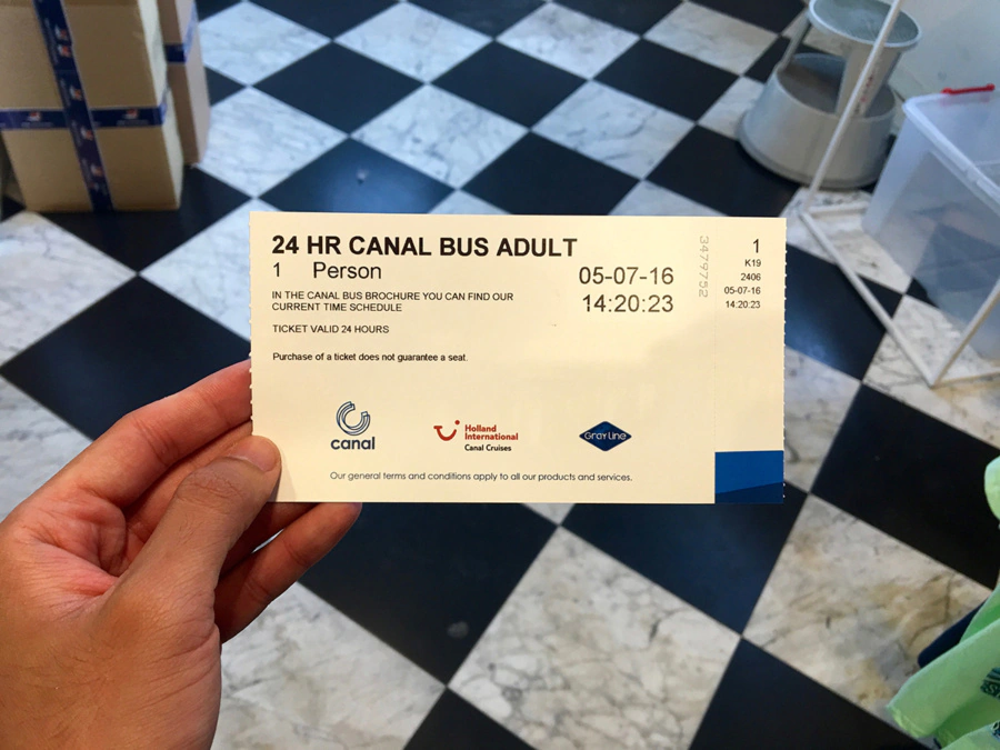 Canal Bus Ticket