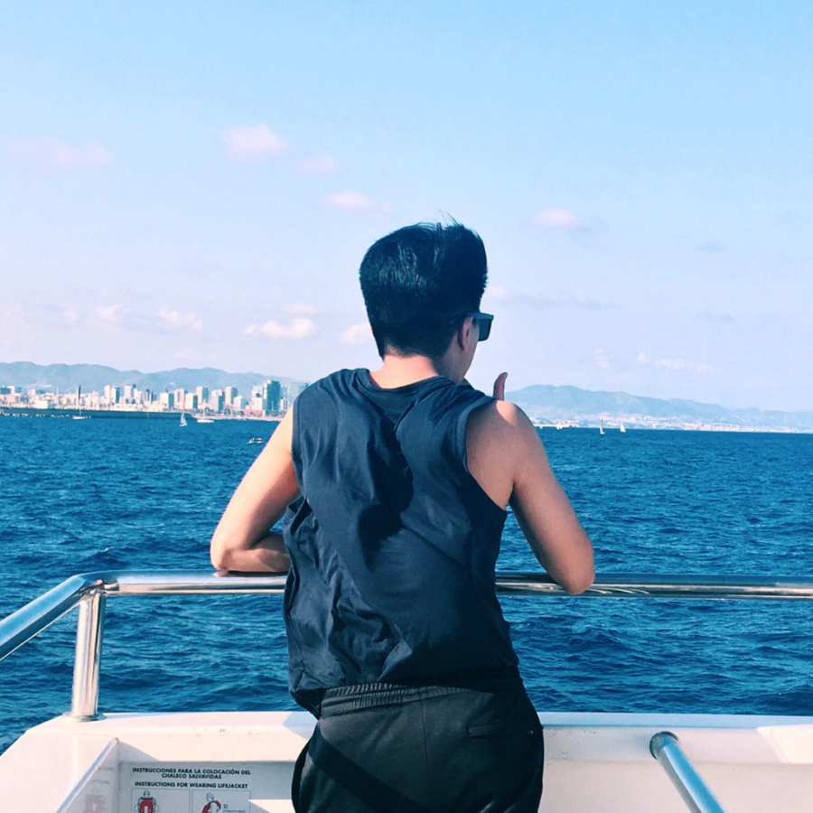 Beautiful summer in Barcelona