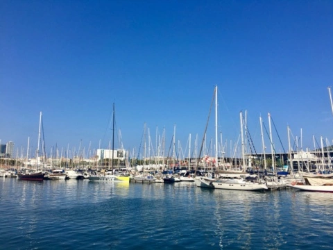 Beautiful summer in Barcelona