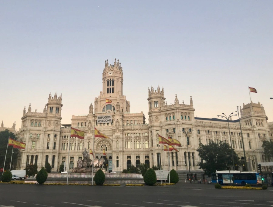 La Plaza de Cibeles in Madrid