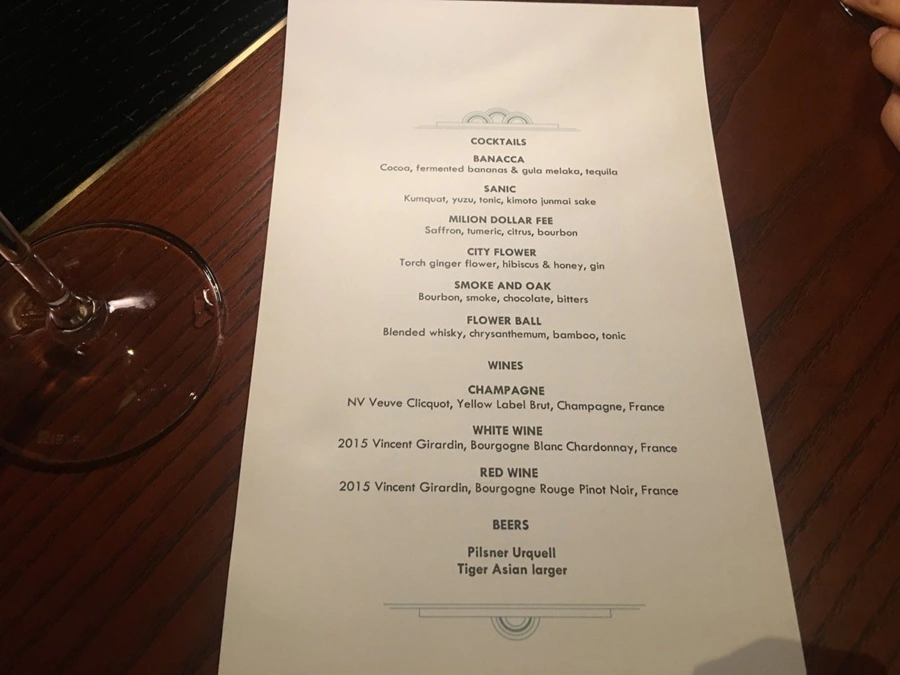 Origin Bar launch at Shangri-La Hotel, Singapore