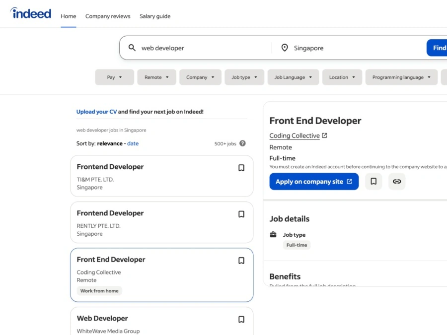 Indeed Job Portal | Where to find jobs in Singapore