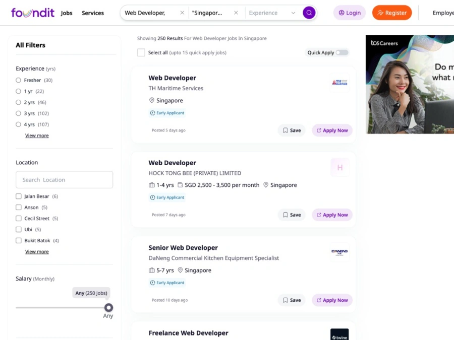 foundit Singapore jobs | formerly Monster