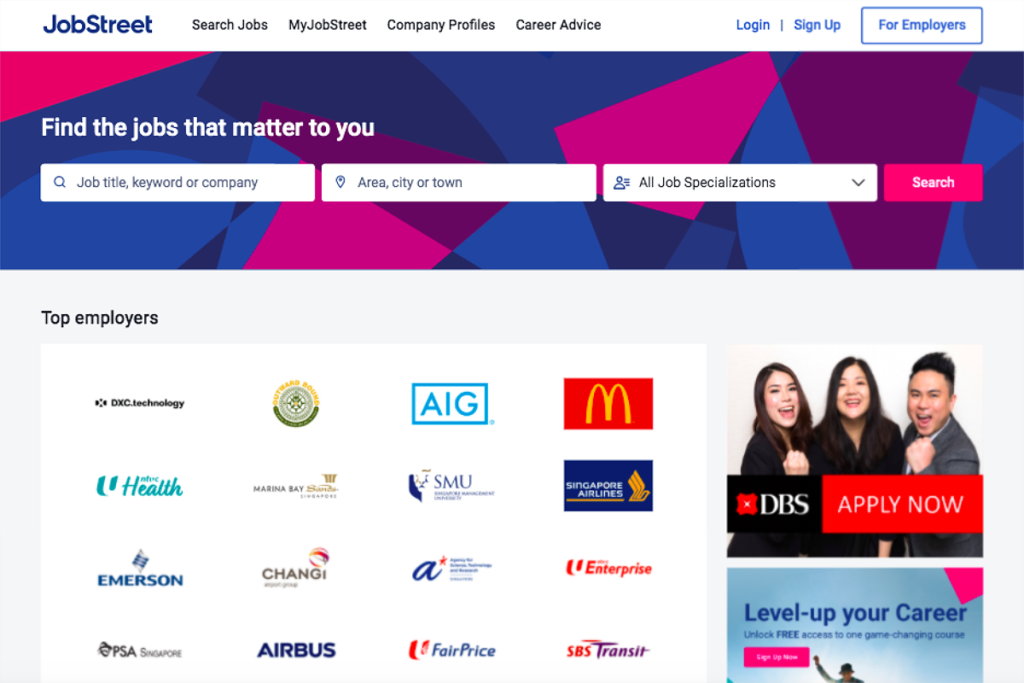 Best websites for jobs in singapore