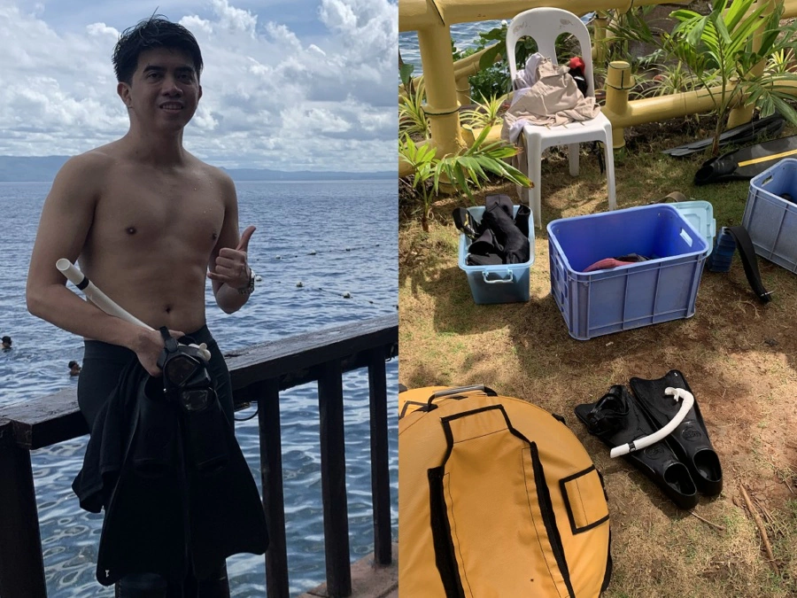 Freediving at Panglao Kalikasan Dive Resort in Bohol, Philippines