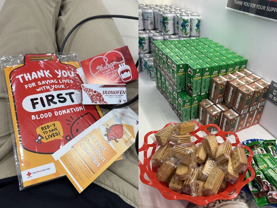 Post-Blood Donation in Singapore