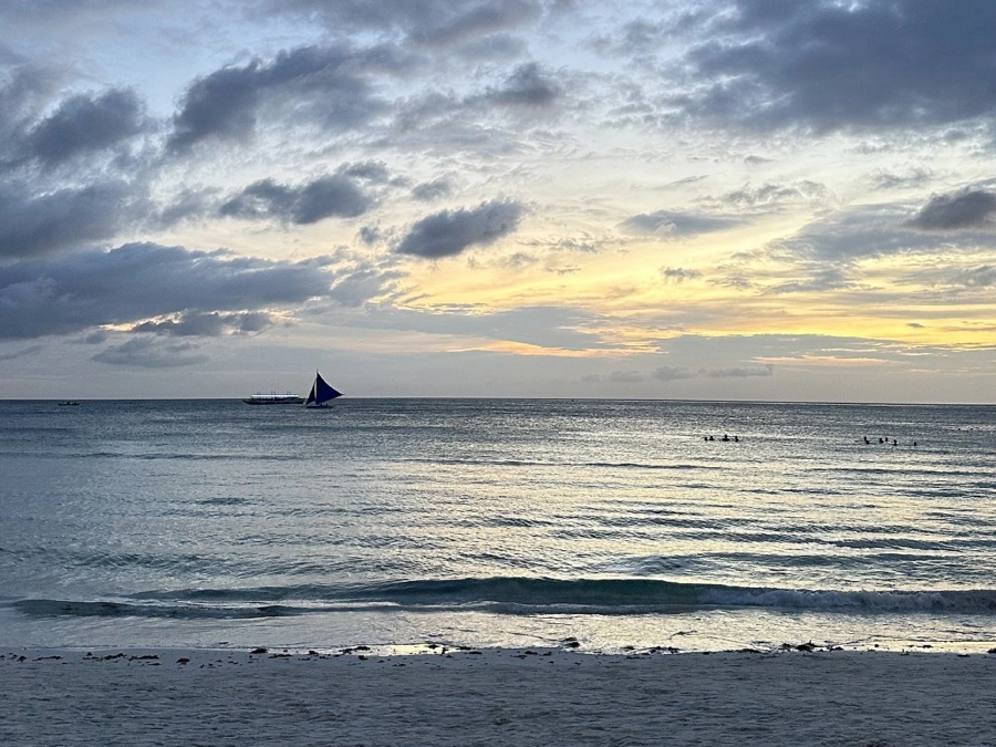 Sunset in Boracay, Philippines