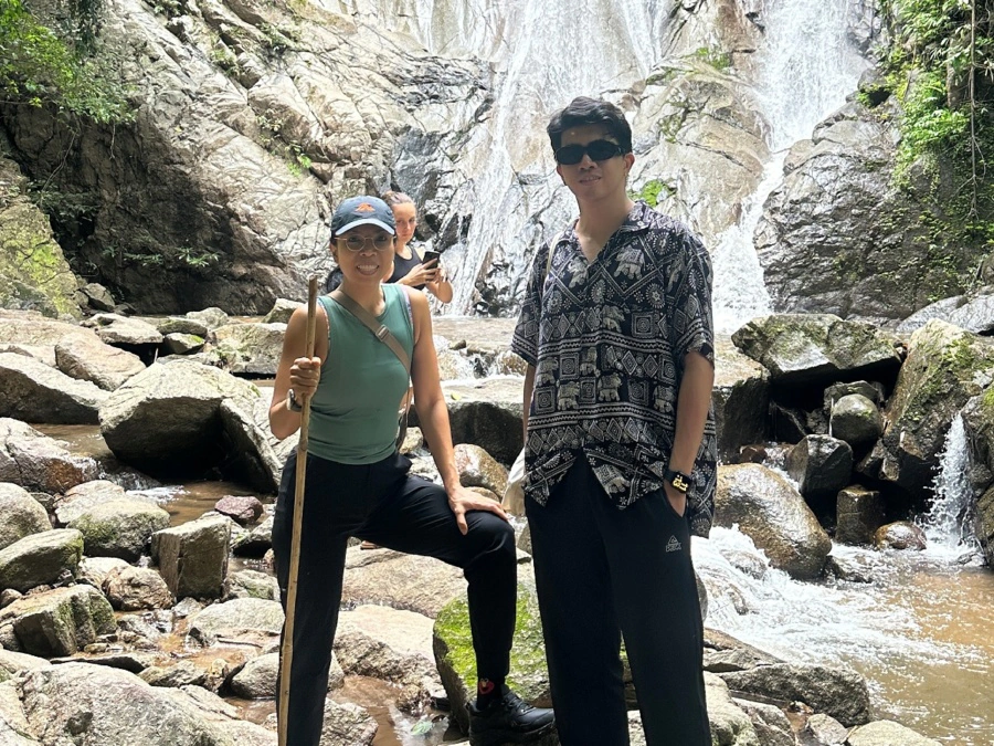 Bua Thong Waterfalls Chiang Mai Thailand