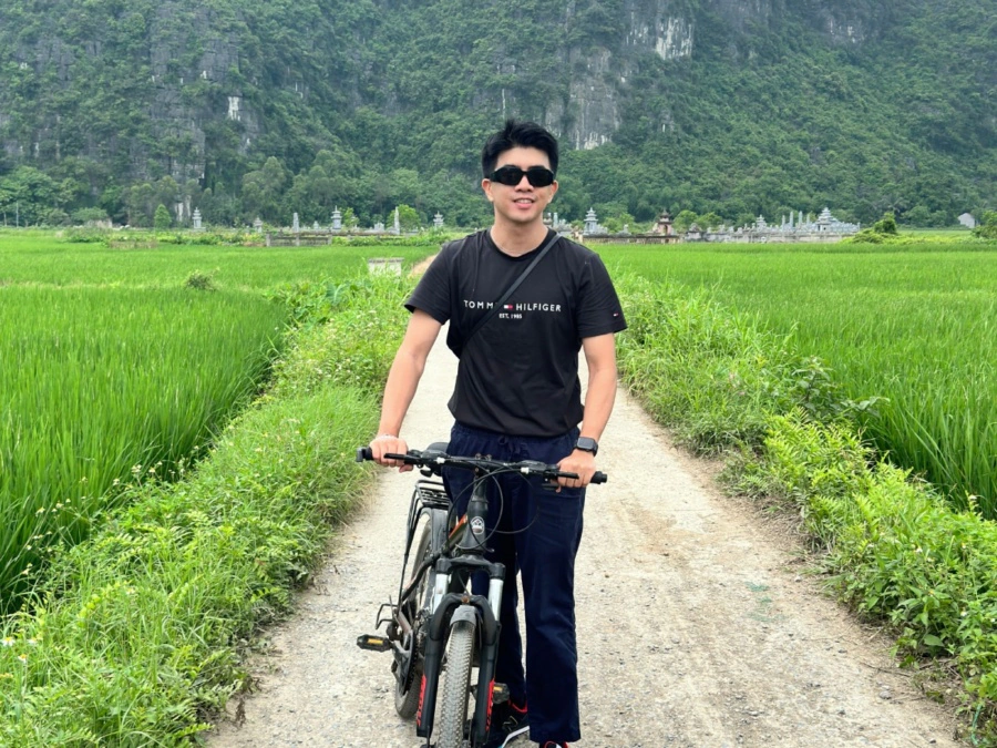 Ninh Binh Vietnam bicycle ride