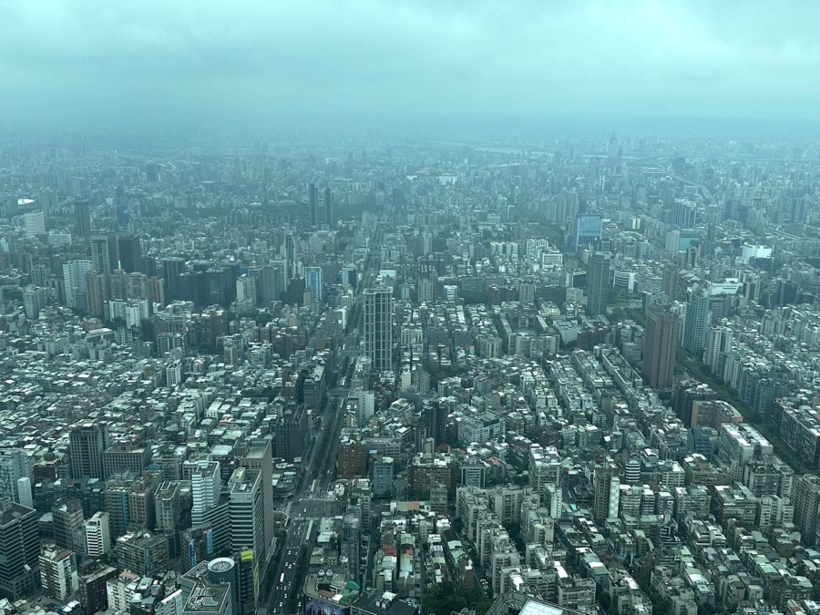 Taipei 101 Taiwan Panoramic City View