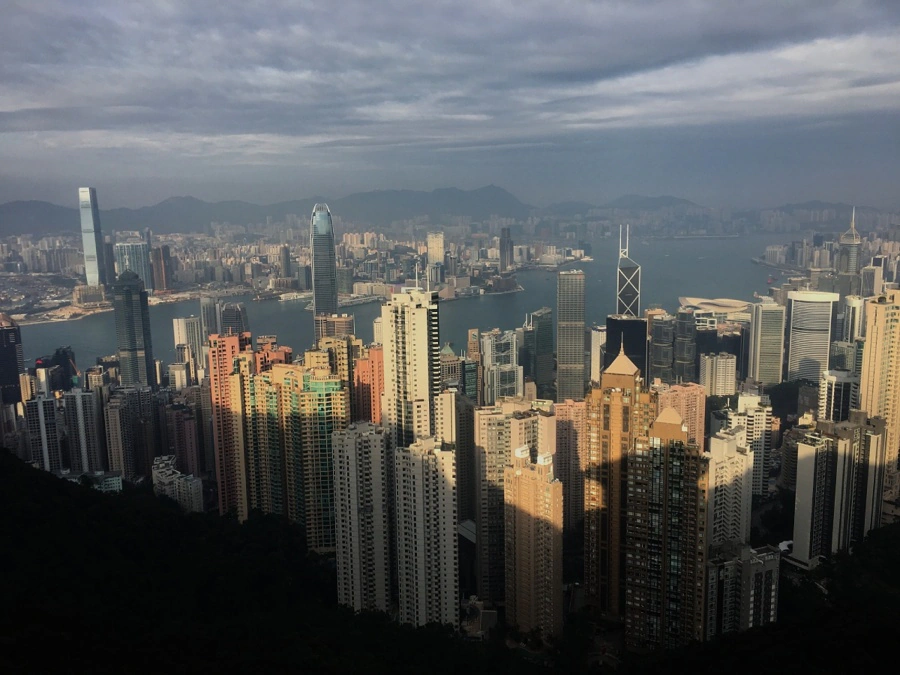 Victoria Peak Hong Kong skyscrapers