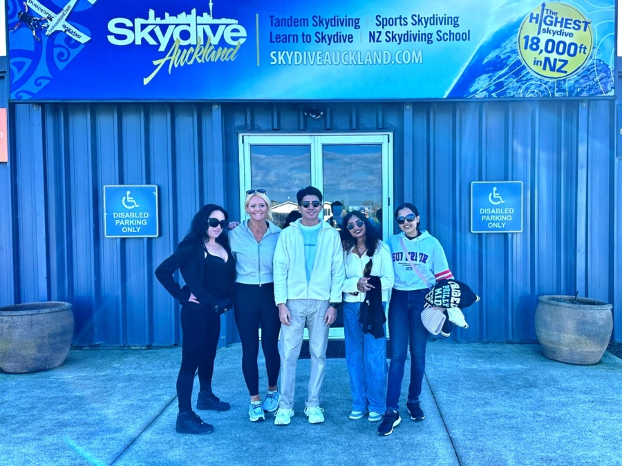 Skydiving Auckland NZ - Group Post-Jump