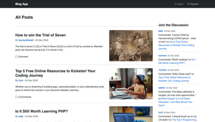Blog App