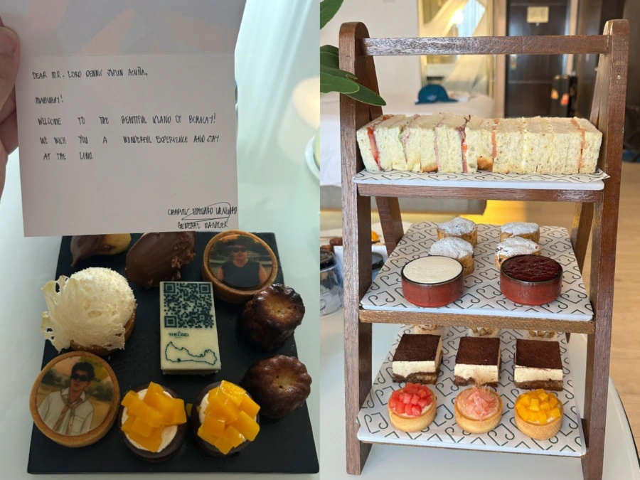 The Lind Boracay Welcome Note and Afternoon Tea