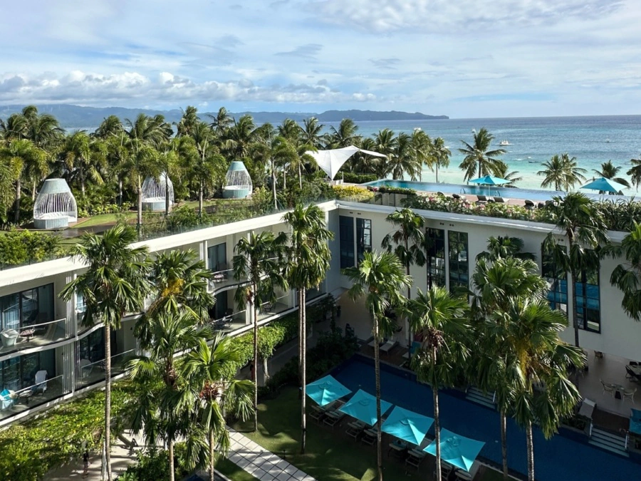 The Lind Boracay balcony coastal vista