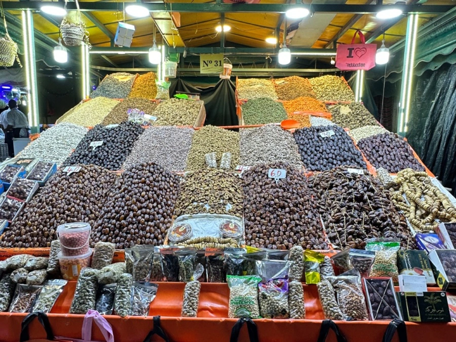 Jemaa el-Fnaa Square Marrakech Morocco | dates and dried fruits