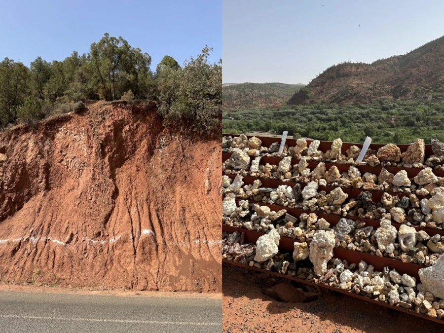 Ourika Valley red soil
