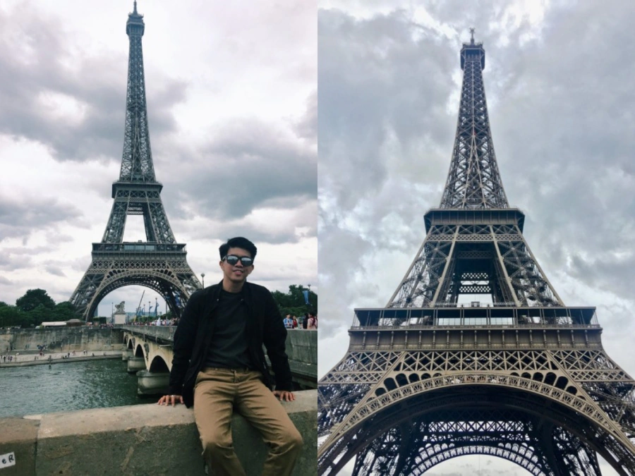 Pont d’Iéna Tour Eiffel Paris France