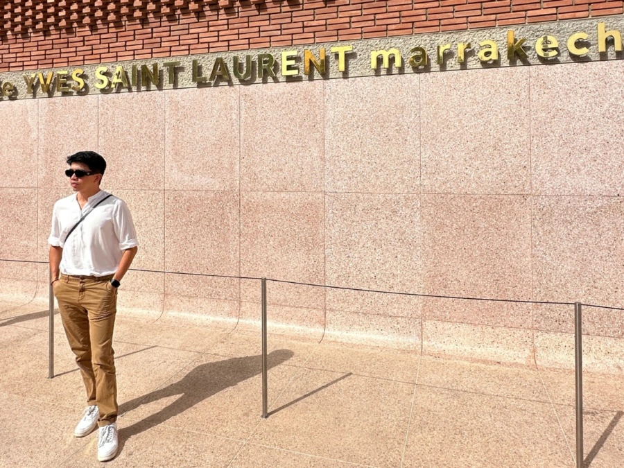 Yves Saint Laurent Museum Marrakech Morocco facade