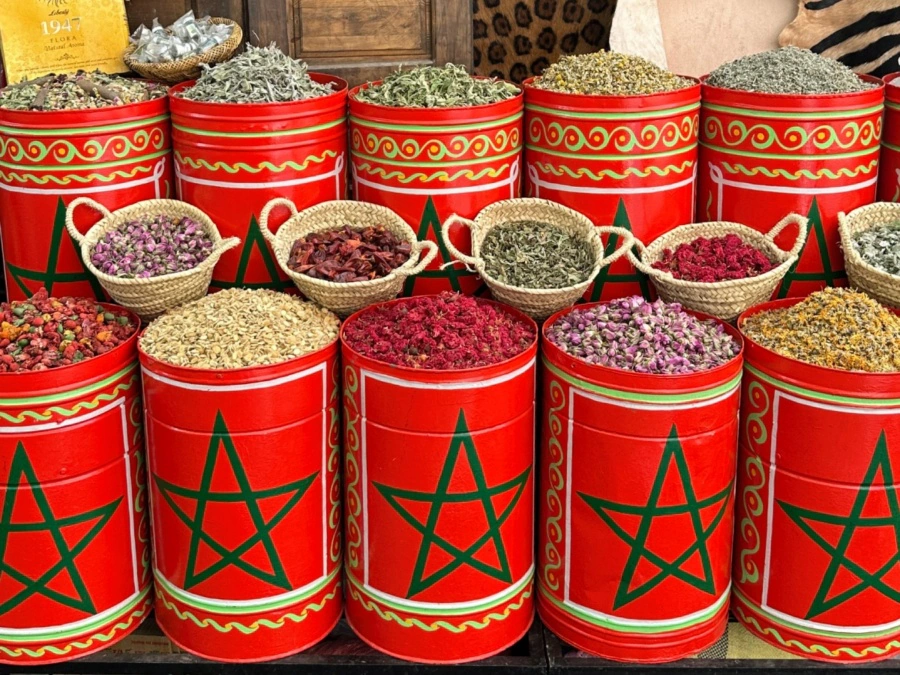 spices souks Marrakech Morocco
