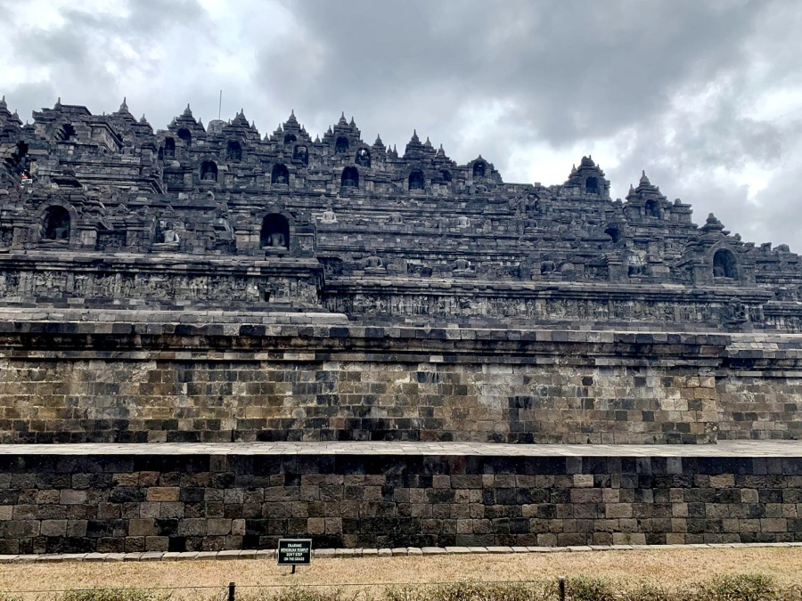Borobudur Temple stacked terraces | Yogyakarta, Indonesia