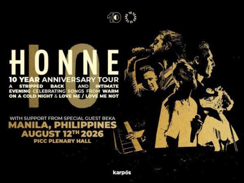 HONNE – 10 Year Anniversary Tour Concert poster
