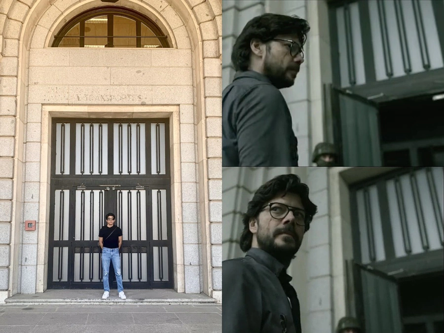 La Casa de Papel Money Heist shooting location in Madrid Spain