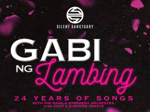 Silent Sanctuary ‘Gabi ng Lambing’ Concert poster
