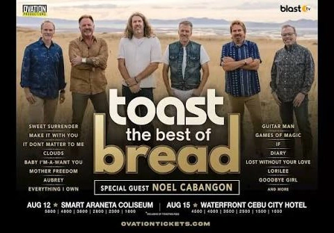 TOAST The Best of BREAD Concert poster