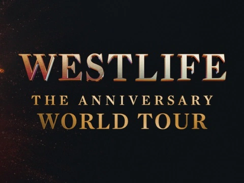 Westlife – 25th Anniversary World Tour Day 1 Concert poster