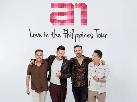 a1 – Love in the Philippines Tour 2026 Cebu Concert poster