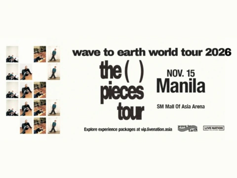 Wave to Earth – the pieces tour Concert poster