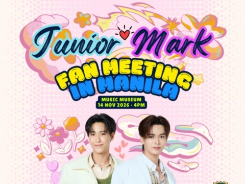 Junior Mark – Fan Meeting in Manila Fan Meet poster