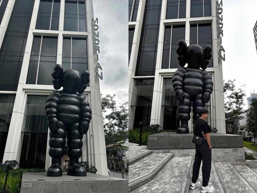 Mondrian Singapore KAWS WHAT PARTY Sculpture