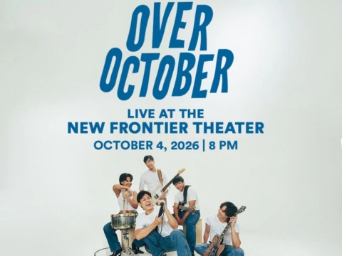 Over October LIVE at the New Frontier Theater Concert poster